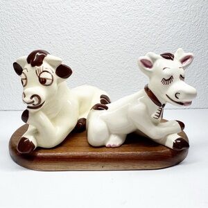 Vintage 40s 50s Rio Hondo Pottery Lounging Cows